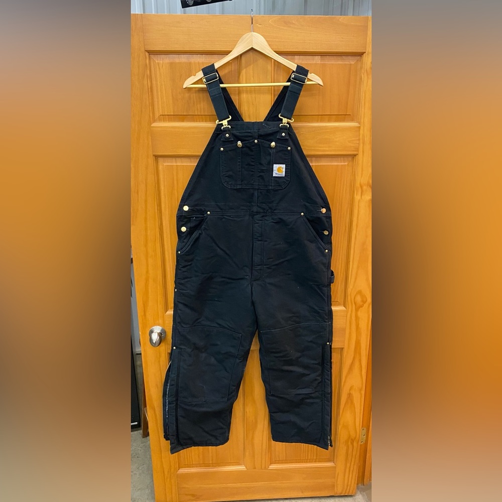 CARHARTT men’s insulated duck bib overalls